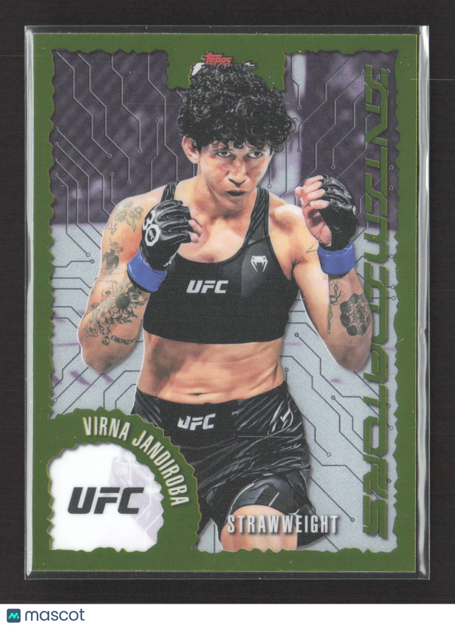 2025 Topps Finest Intimidators Virna Jandiroba #IT-13 Green
