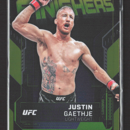 2025 Topps Finest UFC Finishers Justin Gaethje #FN-22