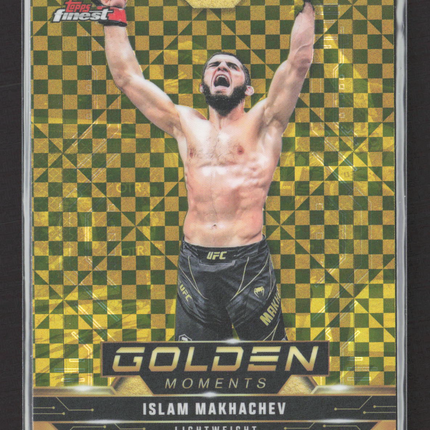 2025 Topps Finest UFC Golden Moments Islam Makhachev #GM-12