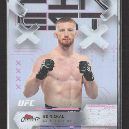 2025 Topps Finest UFC Bo Nickal #92 Refractor