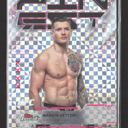 2025 Topps Finest UFC Marvin Vettori #263 X-Fractor