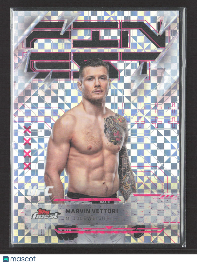 2025 Topps Finest UFC Marvin Vettori #263 X-Fractor