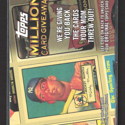 2010 Topps Million Card Giveaway Mickey Mantle #TMC-15