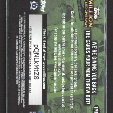 2010 Topps Million Card Giveaway Mickey Mantle #TMC-15
