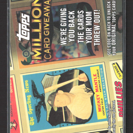 2010 Topps Million Card Giveaway Mickey Mantle #TMC-16 Insert