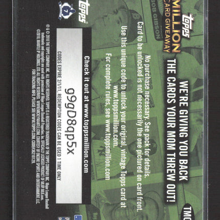2010 Topps Million Card Giveaway Mickey Mantle #TMC-16 Insert