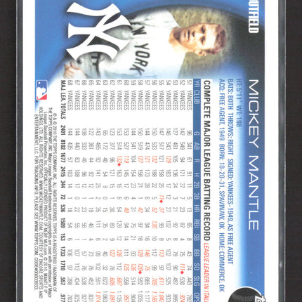 2010 Topps Mickey Mantle #7