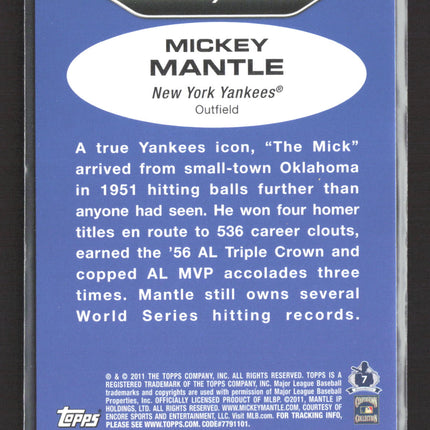 2011 Topps Lineage Mickey Mantle #7