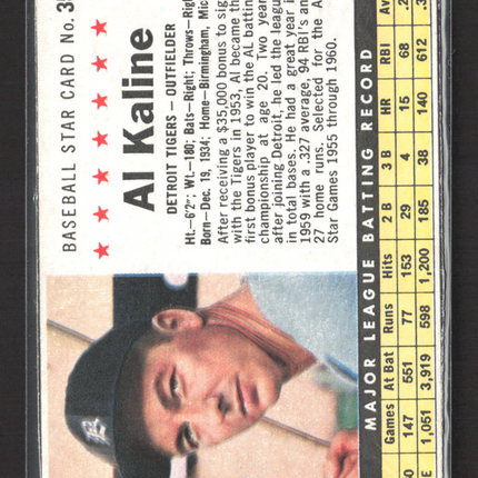 1961 Post Cereal Baseball Al Kaline #35