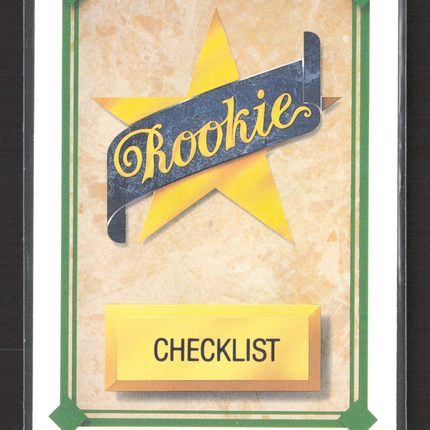 1989 Upper Deck #27 Checklist