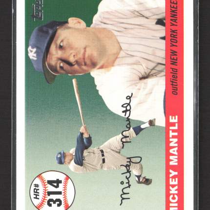 2007 Topps Mickey Mantle Home Run History Mickey Mantle #MHR314