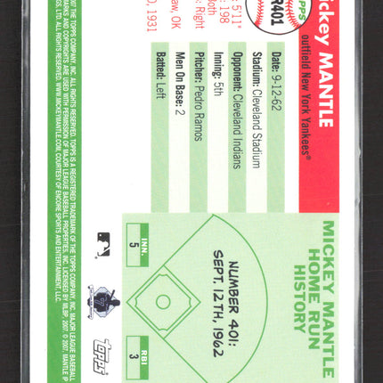 2007 Topps Mickey Mantle Home Run History Mickey Mantle #MHR401