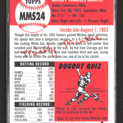 2007 Topps Mickey Mantle Story Mickey Mantle #MMS24