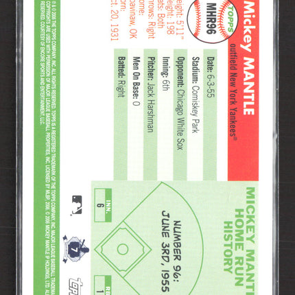 2006 Topps Mickey Mantle Home Run History Mickey Mantle #MHR96