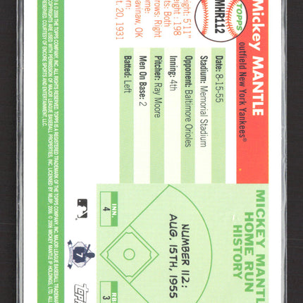 2006 Topps Mickey Mantle Home Run History Mickey Mantle #MHR112