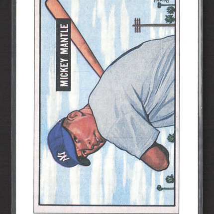 1989 Bowman Sweepstakes Mickey Mantle Reprint