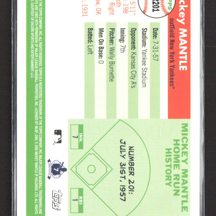 2006 Topps Mickey Mantle Home Run History Mickey Mantle #MHR201