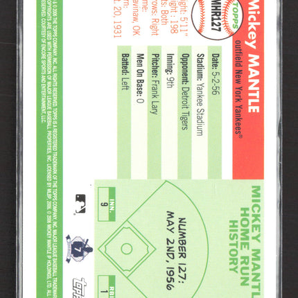 2006 Topps Mickey Mantle Home Run History Mickey Mantle #MHR127