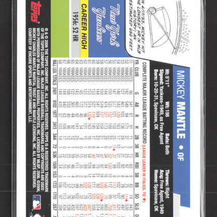 2006 Topps Mickey Mantle #7
