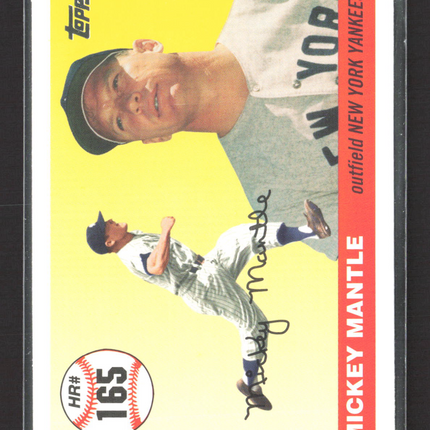 2006 Topps Mickey Mantle Home Run History Mickey Mantle #MHR165 Home Run History