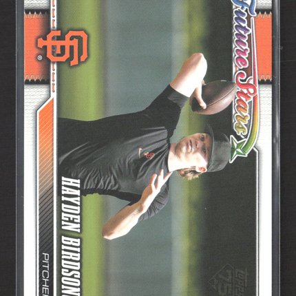 2026 Topps Series One Future Stars Hayden Birdsong #296 Golden Mirror