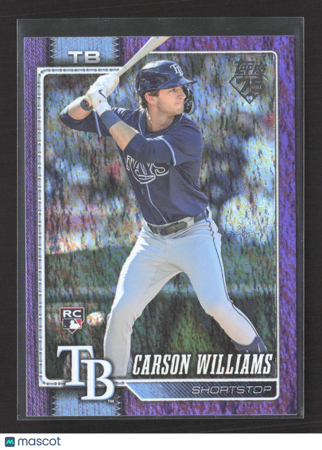 2026 Topps Series One Carson Williams #25 Purple RC /250