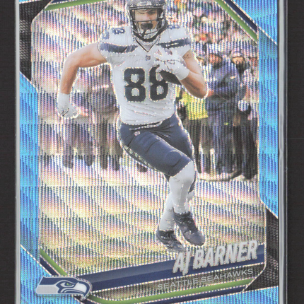 2025 Panini Prizm Football AJ Barner #297 Blue Wave /230