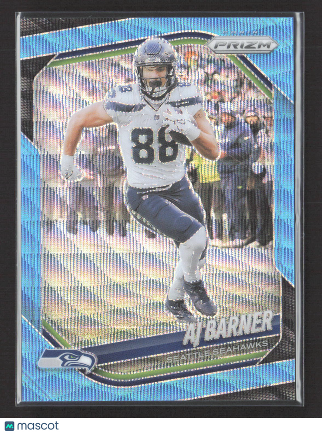 2025 Panini Prizm Football AJ Barner #297 Blue Wave /230