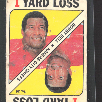 1970 Topps Football Game Bobby Bell #26