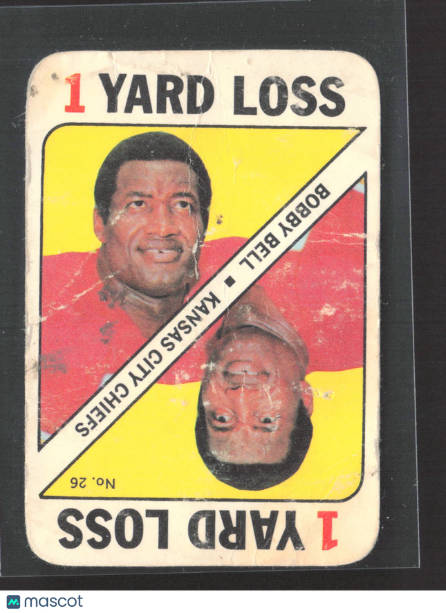 1970 Topps Football Game Bobby Bell #26