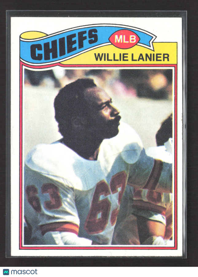 1977 Topps Willie Lanier #155