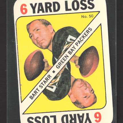 1971 Topps Football Game Bart Starr #50