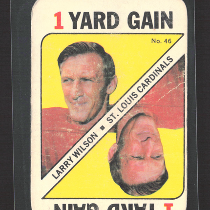 1968 Topps Football Game Larry Wilson #46