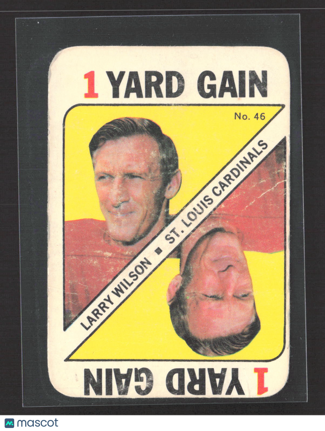 1968 Topps Football Game Larry Wilson #46