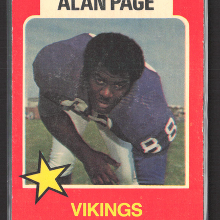 1974 Topps Wonder Bread All-Star Series Alan Page #1