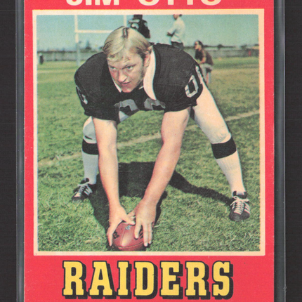 1974 Topps Wonder Bread Jim Otto #16