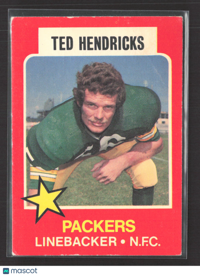 1975 Wonder Bread All-Star Series Ted Hendricks #21