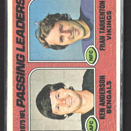 1976 Topps Fran Tarkenton Ken Anderson #201