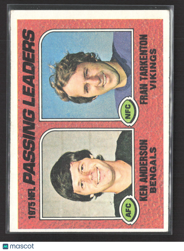 1976 Topps Fran Tarkenton Ken Anderson #201