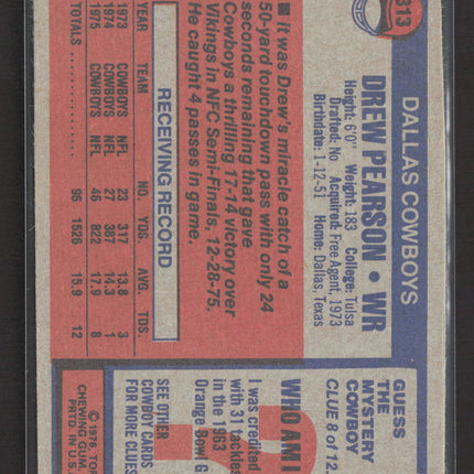 1976 Topps Drew Pearson #313
