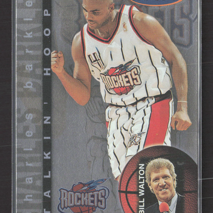 1997 SkyBox NBA Hoops Talkin' Hoops Bill Walton Charles Barkley #10 of 30