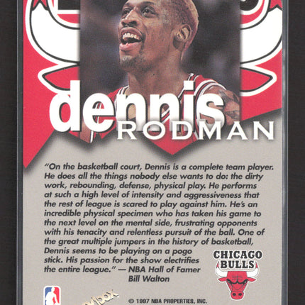 1997 SkyBox NBA Hoops Talkin' Hoops Bill Walton Dennis Rodman #4