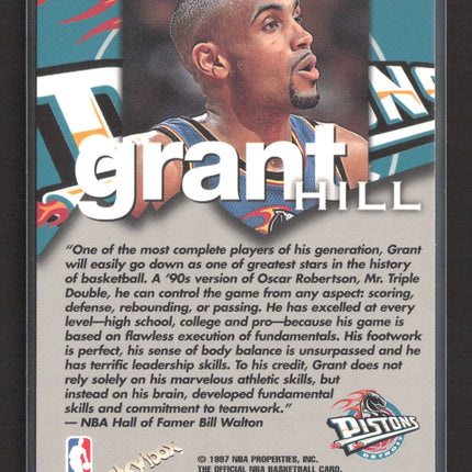 1997 SkyBox NBA Hoops Talkin' Hoops Grant Hill Bill Walton #8 of 30