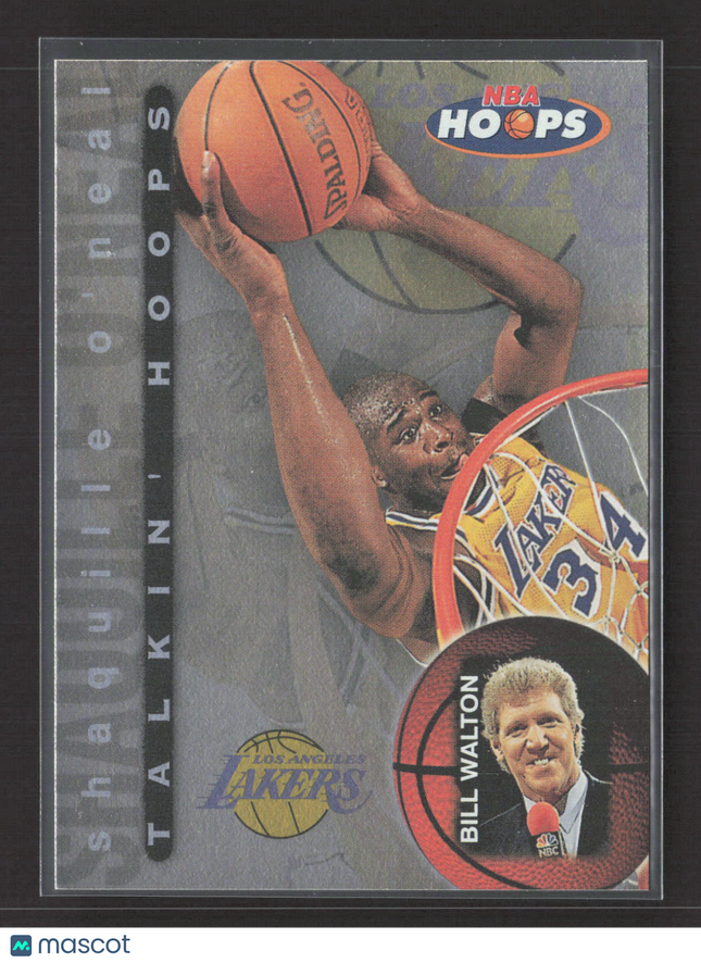 1997 SkyBox NBA Hoops Talkin' Hoops Bill Walton Shaquille O'Neal #14 of 30