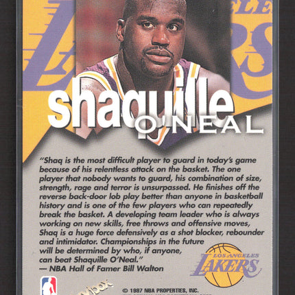 1997 SkyBox NBA Hoops Talkin' Hoops Bill Walton Shaquille O'Neal #14 of 30