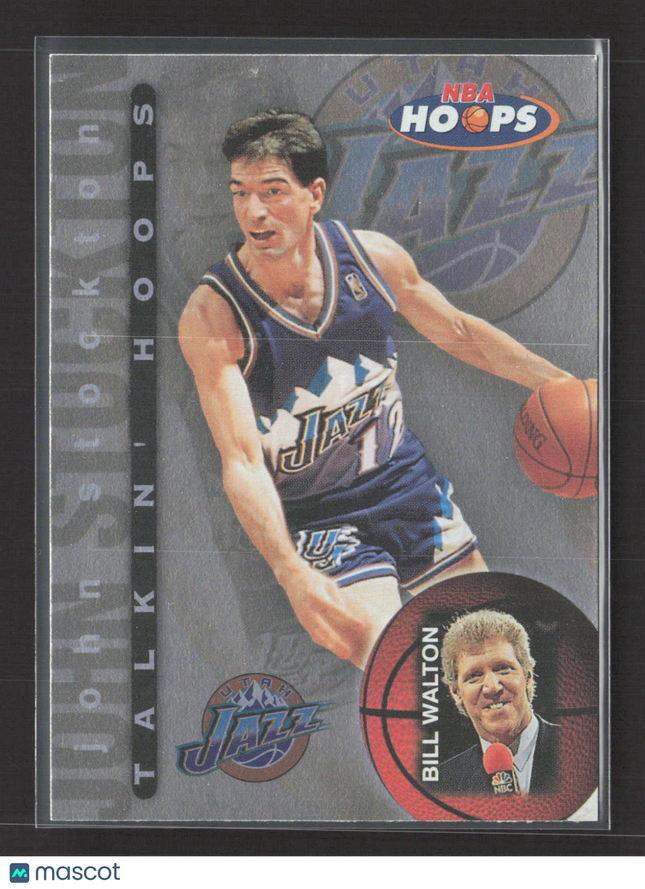 1997 SkyBox Hoops Talkin' Hoops Bill Walton John Stockton #26 of 30