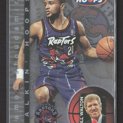 1997 SkyBox Hoops Talkin' Hoops Bill Walton Damon Stoudamire #25 of 30