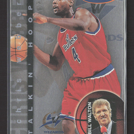 1997 SkyBox NBA Hoops Talkin' Hoops Chris Webber Bill Walton #30 of 30