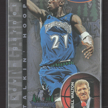 1997 SkyBox NBA Hoops Talkin' Hoops Bill Walton Kevin Garnett #16 of 30