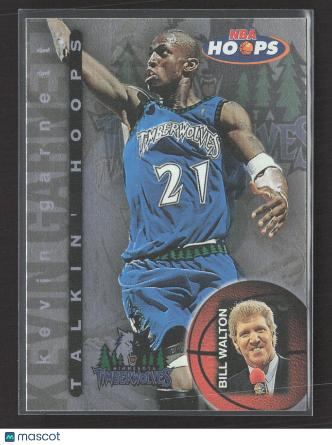 1997 SkyBox NBA Hoops Talkin' Hoops Bill Walton Kevin Garnett #16 of 30